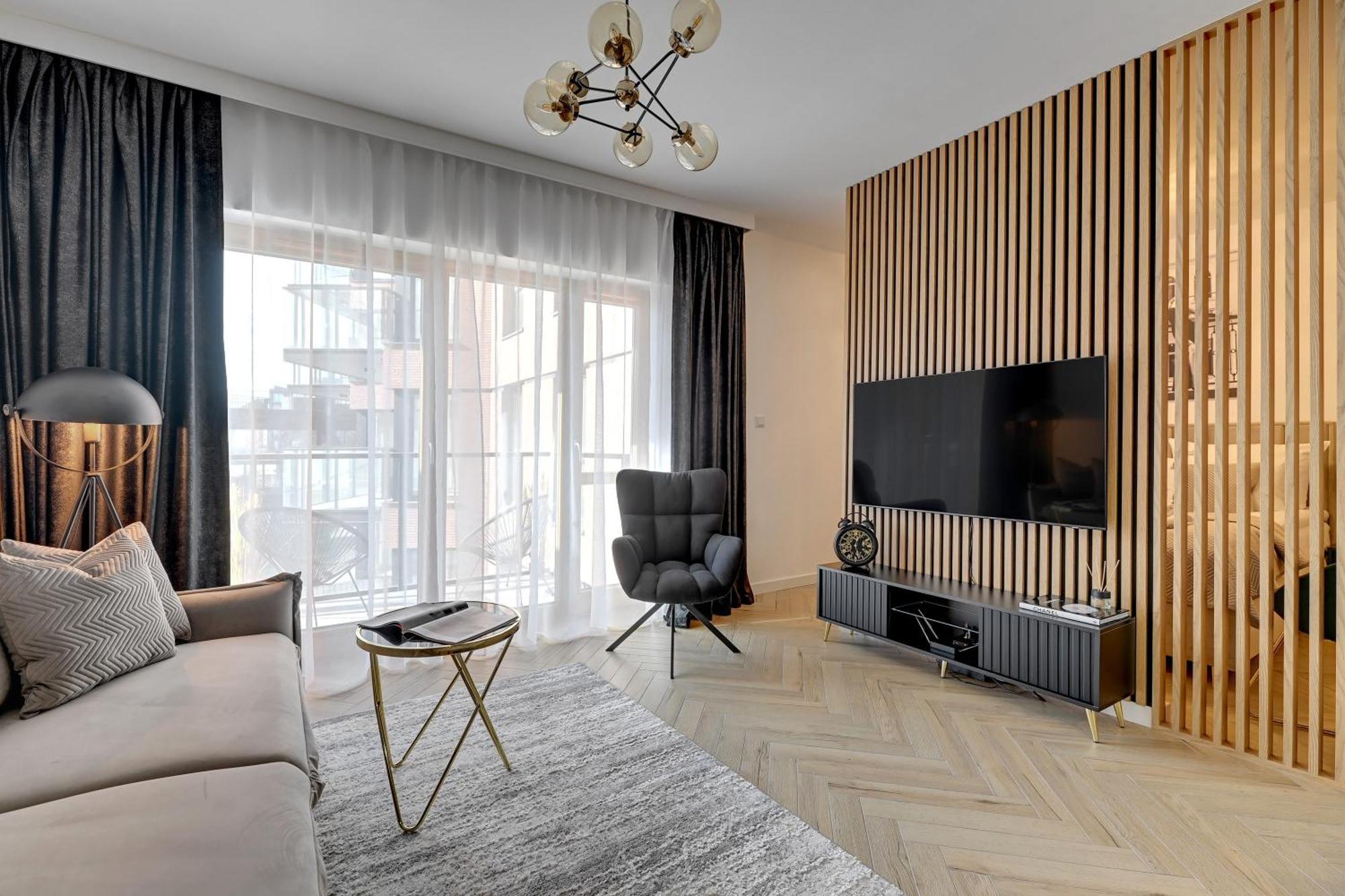 Nadmotlawie Estate Gym, Sauna & Parking By Downtown Apartments 그단스크 외부 사진