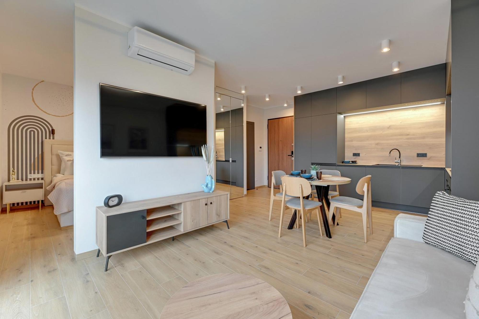 Nadmotlawie Estate Gym, Sauna & Parking By Downtown Apartments 그단스크 외부 사진