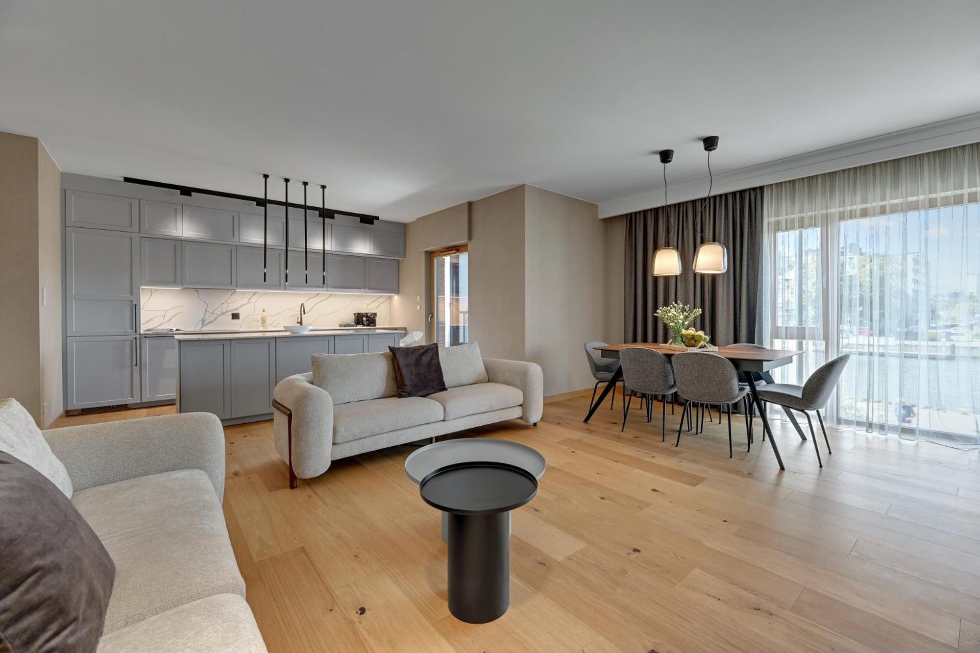 Nadmotlawie Estate Gym, Sauna & Parking By Downtown Apartments 그단스크 외부 사진