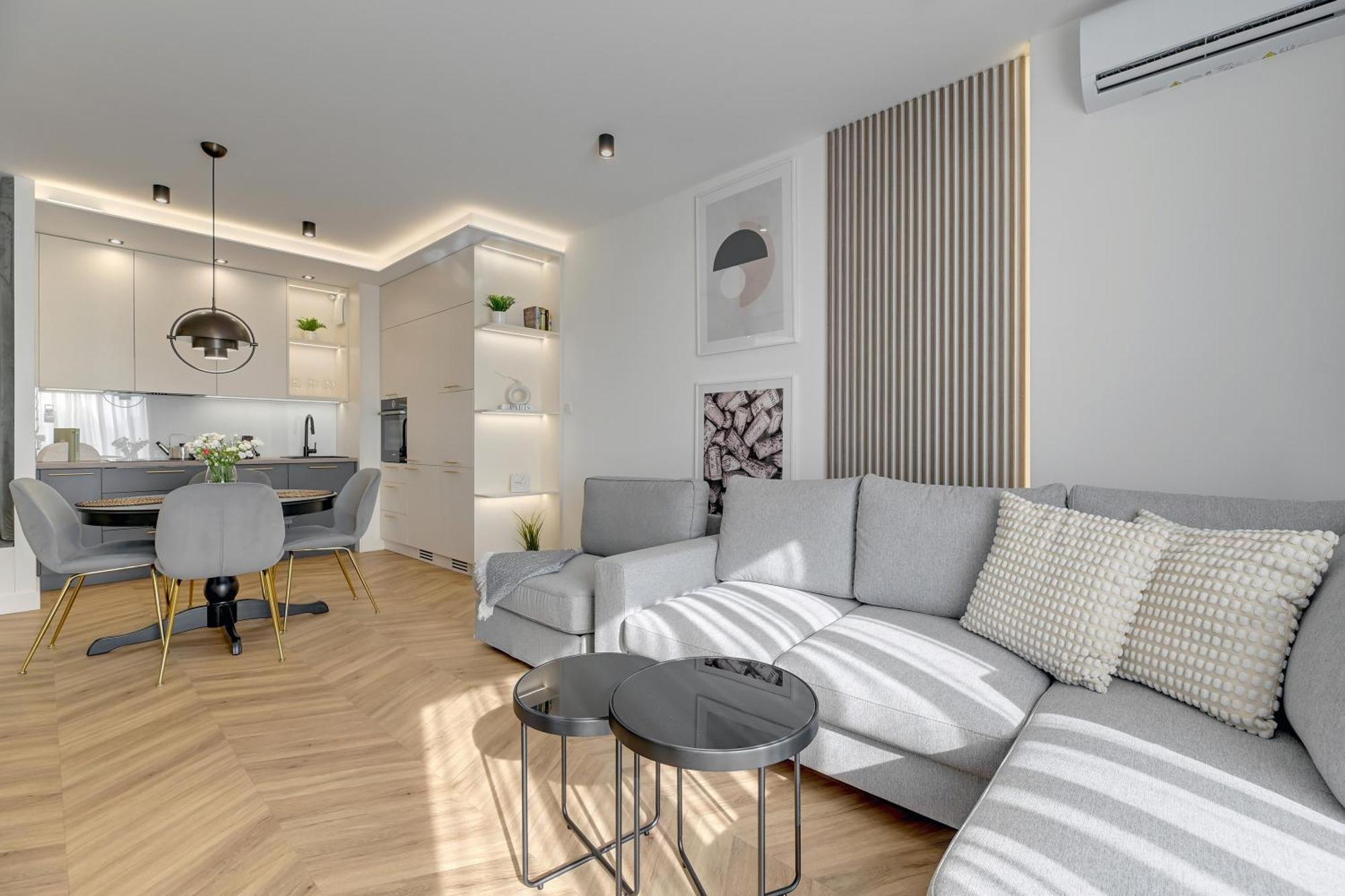 Nadmotlawie Estate Gym, Sauna & Parking By Downtown Apartments 그단스크 외부 사진
