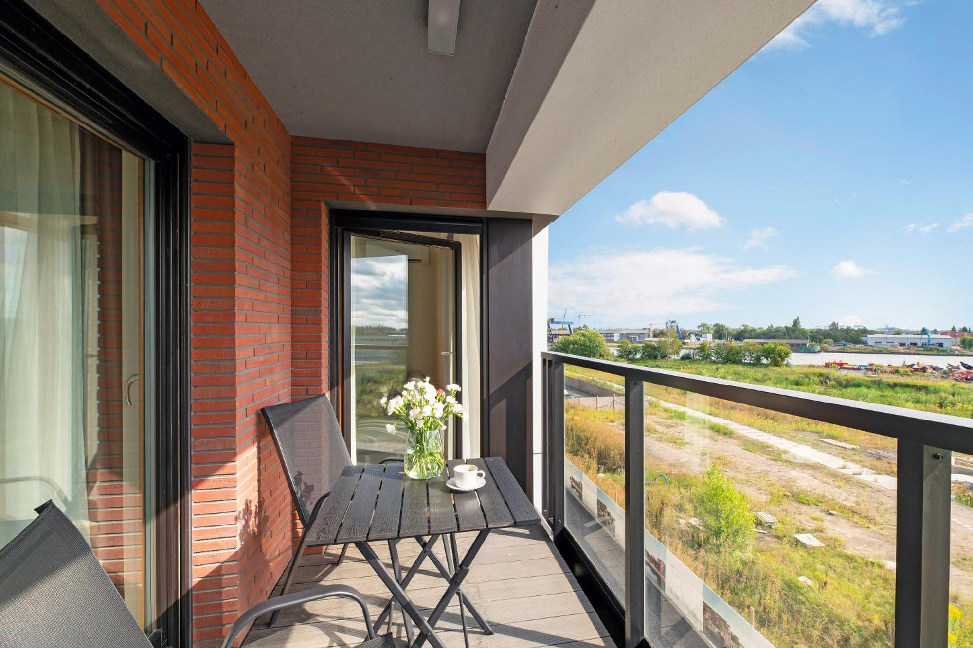 Nadmotlawie Estate Gym, Sauna & Parking By Downtown Apartments 그단스크 객실 사진