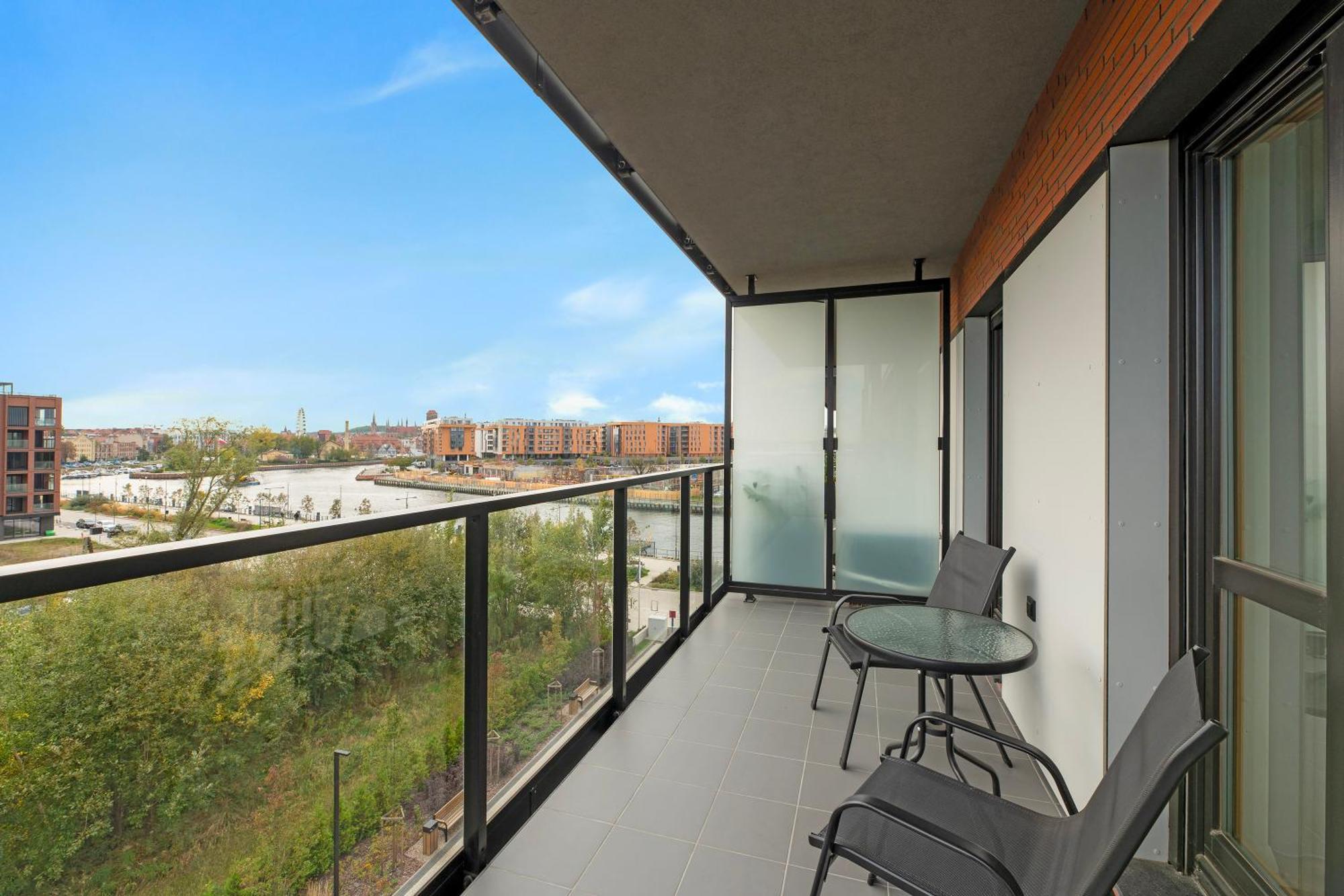 Nadmotlawie Estate Gym, Sauna & Parking By Downtown Apartments 그단스크 객실 사진