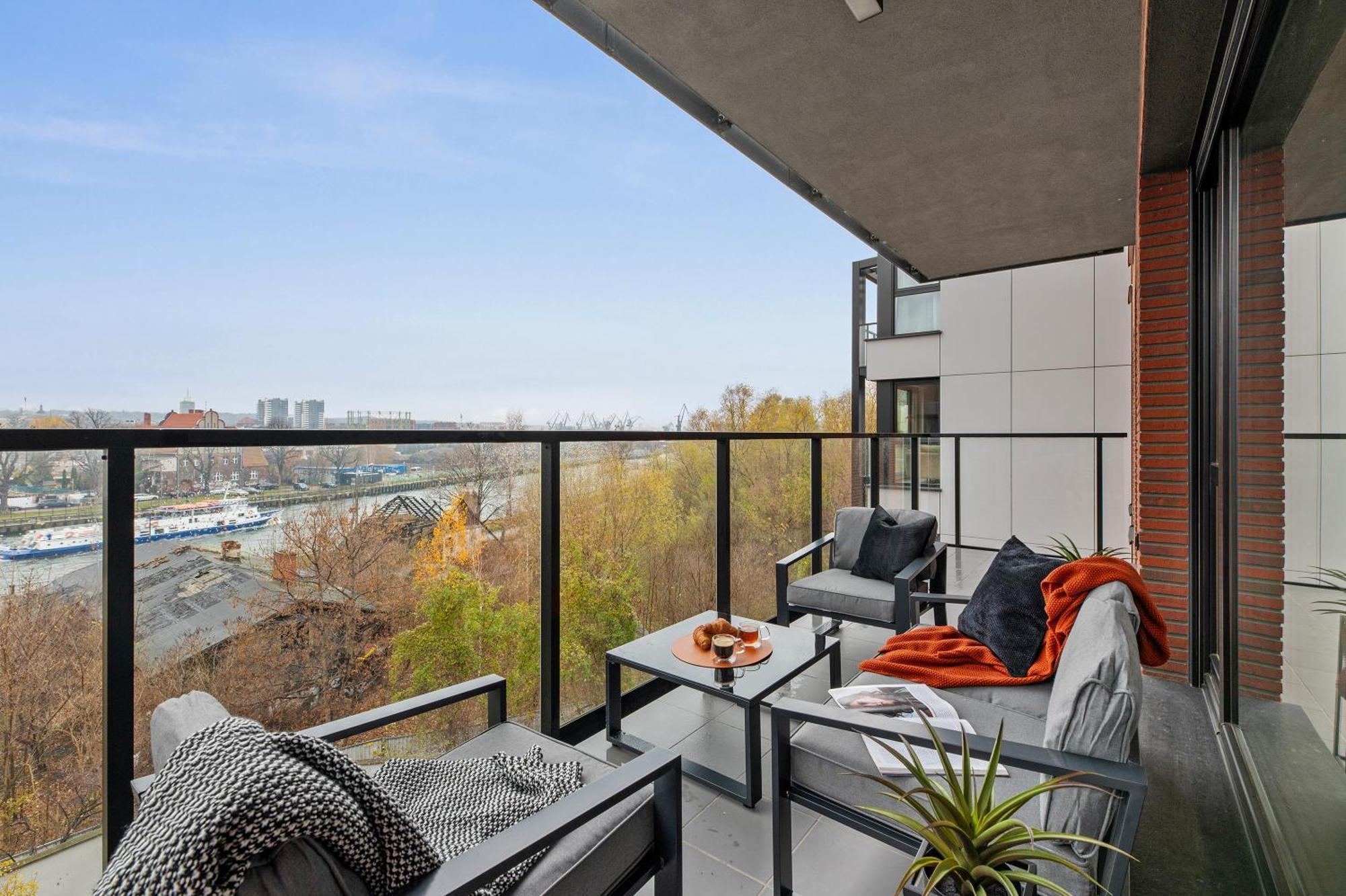 Nadmotlawie Estate Gym, Sauna & Parking By Downtown Apartments 그단스크 객실 사진